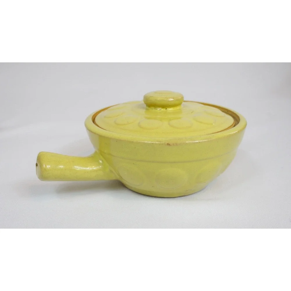 Vintage Watt Stoneware Soup Bowl‎ with Lid & Handle Set of 2 Made in USA